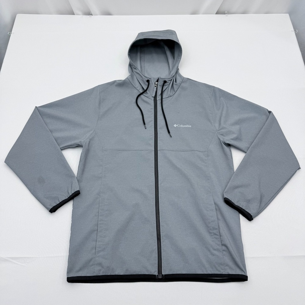 Columbia Pine Orchard Hooded Softshell Jacket‎ Mens Small Wind Water Resistant